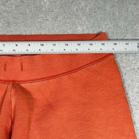 VTG Victoria Secret PINK Jogger Sweatpants Womens Medium Orange Cropped Y2K - Picture 8 of 14